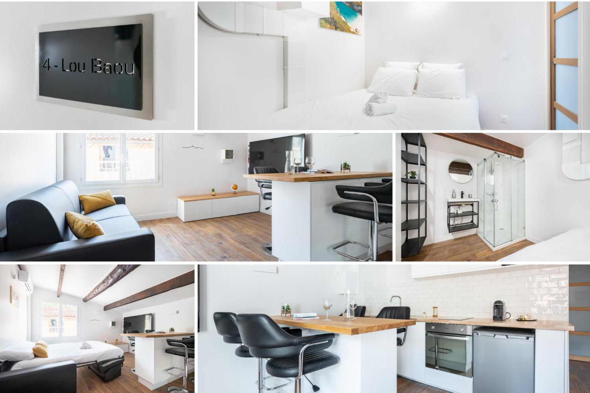 Lou Baou - Calme - Lumineux - Wifi Apartment Gardanne Ruang foto