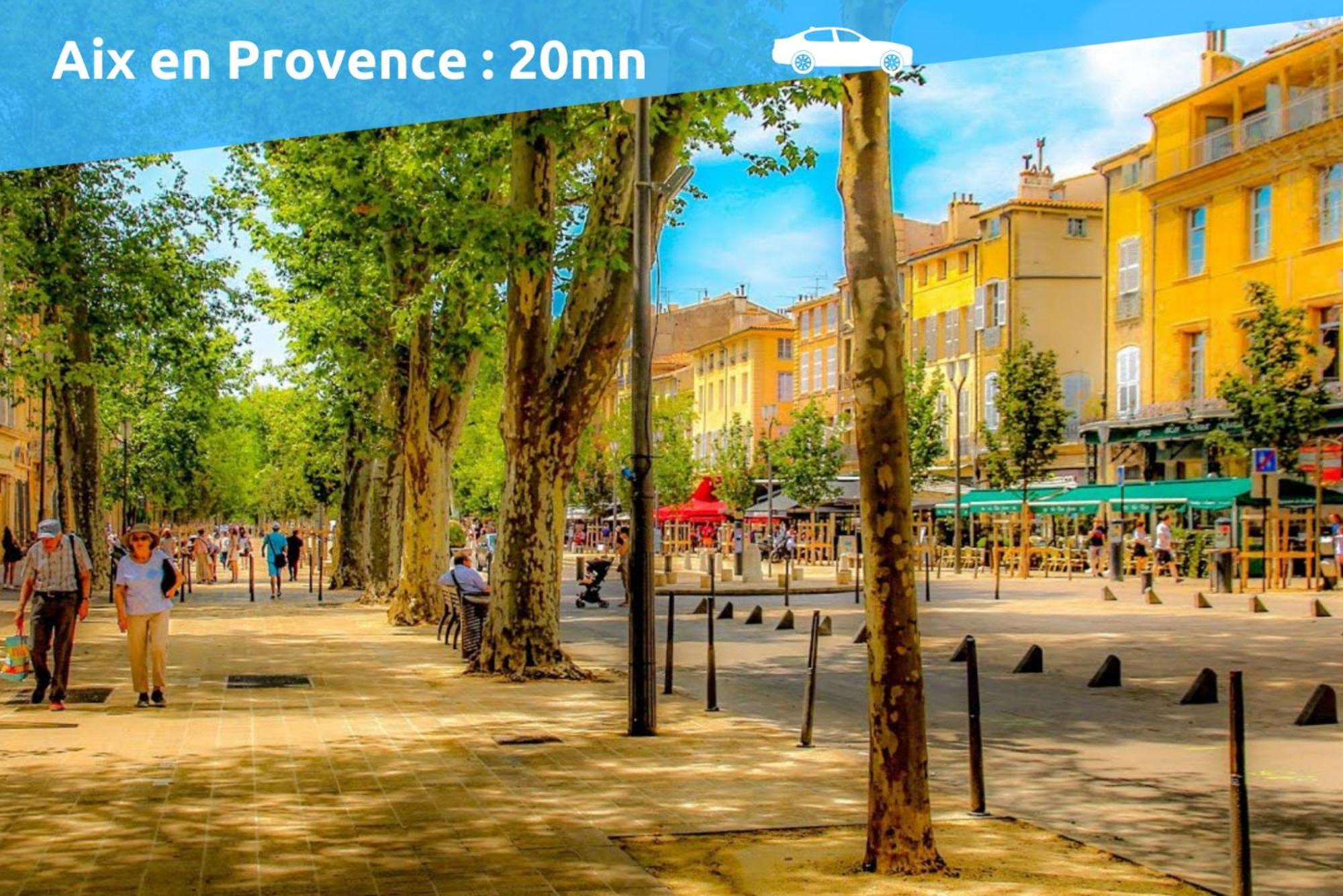 Lou Baou - Calme - Lumineux - Wifi Apartment Gardanne Bagian luar foto